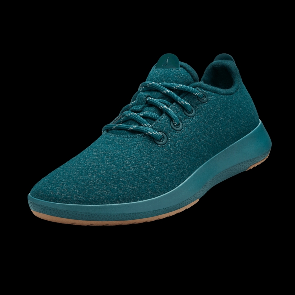 Allbird's Men's Wool Runner Mizzles Sneakers Deep Emerald Men's Size 13 New